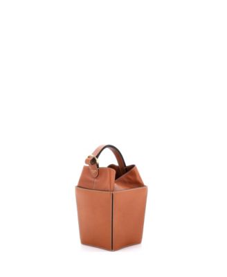 Strap Box Top Handle Bag Leather