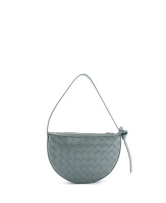 Mini Sunrise Shoulder Bag Intrecciato Leather