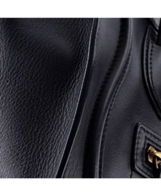 Micro Luggage Bag Grainy Leather