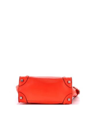 Micro Luggage Bag Grainy Leather