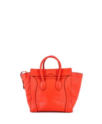 Mini Luggage Bag Grainy Leather