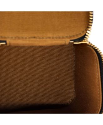 Mini Top Handle Square Vanity Case Triomphe Coated Canvas