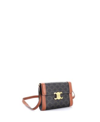 Small Triomphe Crossbody Bag Triomphe Coated Canvas
