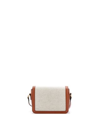 Teen Triomphe Shoulder Bag Canvas with Leather
