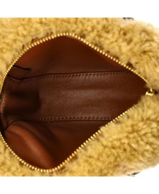 Medium Heart Bag Shearling with Leather