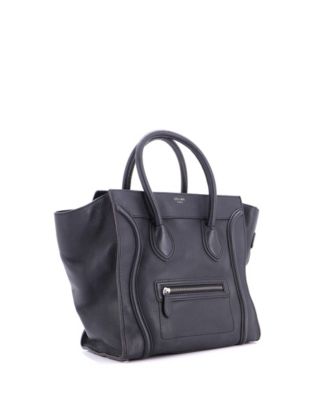 Mini Luggage Bag Grainy Leather