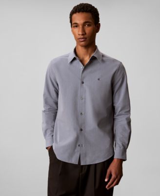Men's Yarn-Dyed Stripe Seersucker Shirt