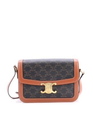 Medium Triomphe Shoulder Bag Triomphe Coated Canvas