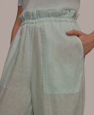 Women's High-Rise Relaxed Linen Pants