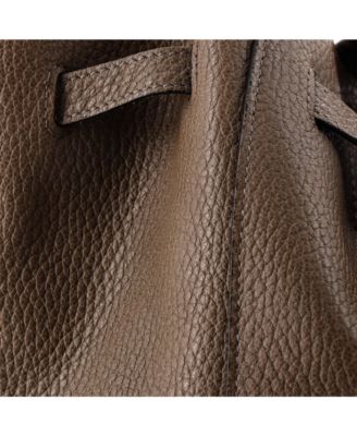 Medium Phantom Tie Cabas Tote Leather