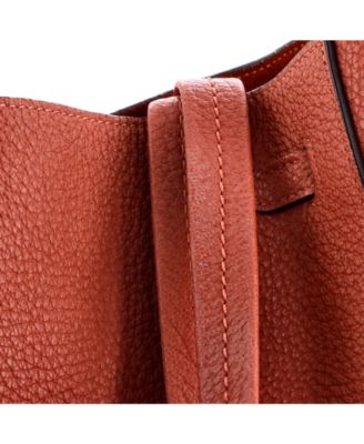 Medium Phantom Tie Cabas Tote Leather