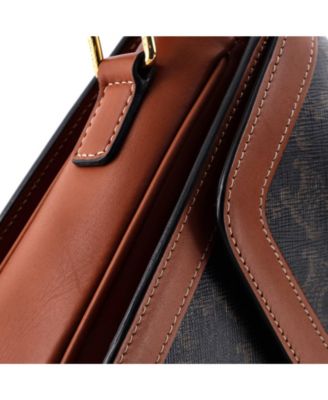 Medium Triomphe Shoulder Bag Triomphe Coated Canvas