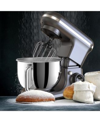 5.3 Qt Digital Display Stand Mixer 8 Speed with Egg Whisk, Dough Hook & Flat Beater