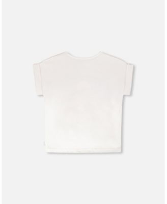 Little Girls ganic Cotton Jersey T-Shirt