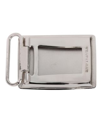 Men's Oval Signet Brass Based Compression Belt Buckle