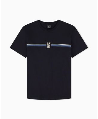 Men's 91 4 Stripes Stripe Cotton T-Shirt