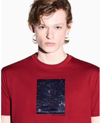 Men's Short Sleeve Floral Box T-Shirt