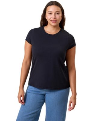 Maternity Slim Fit Modal Crewneck Nursing T-shirt