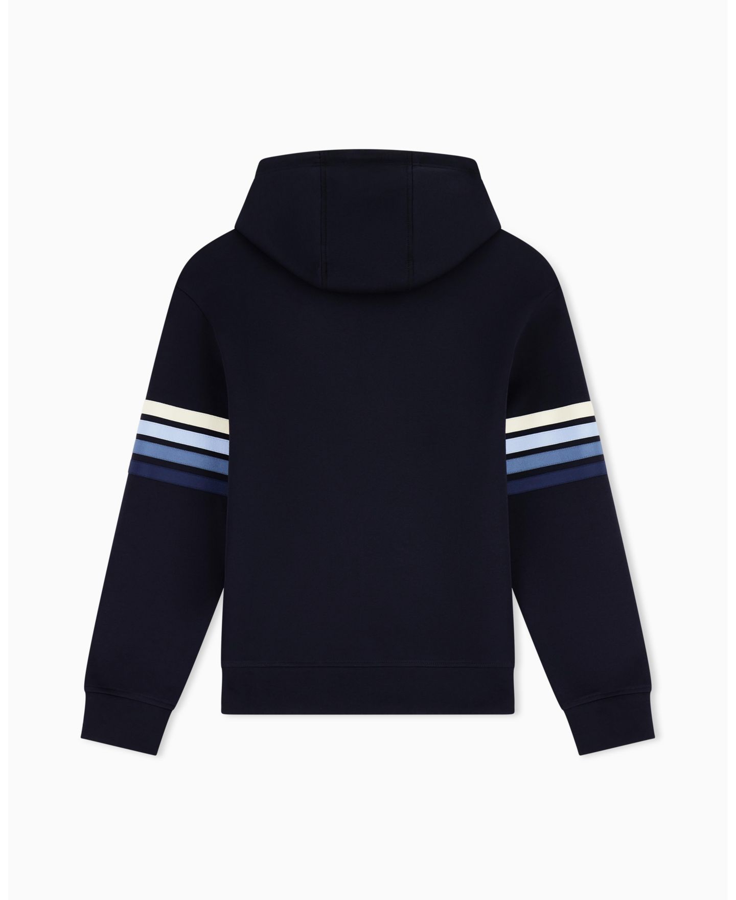 Мужское худи A|X Armani Exchange 4 Stripes, цвет: Глубокий тёмно-синий — фото 3