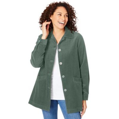Women's Within Pleat-Back Corduroy Jacket