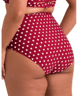 Plus Size Shelbie Swimwear High-Waist Bikini Bottom