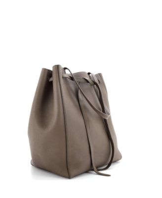 Medium Phantom Tie Cabas Tote Leather