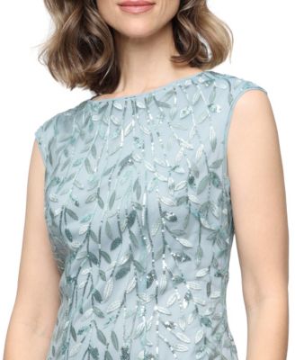 Petite Embroidered Midi Dress