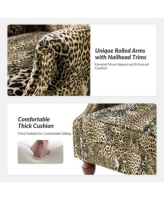 Jim Traditional Armchair with Thick Cushion