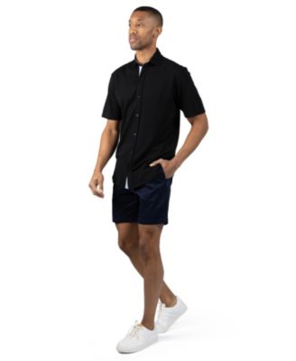 Men's Slub Pique Short Sleeve Shirt