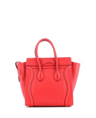 Micro Luggage Bag Grainy Leather