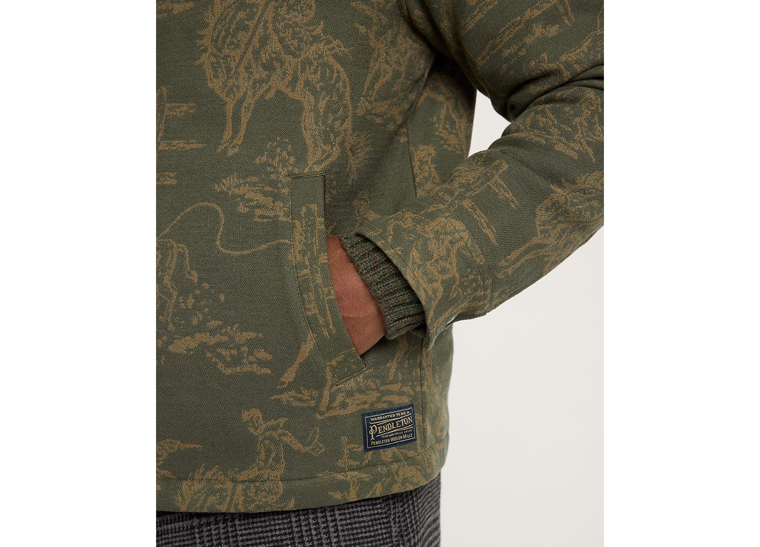 Mens Quilted Chamois Work Jacket