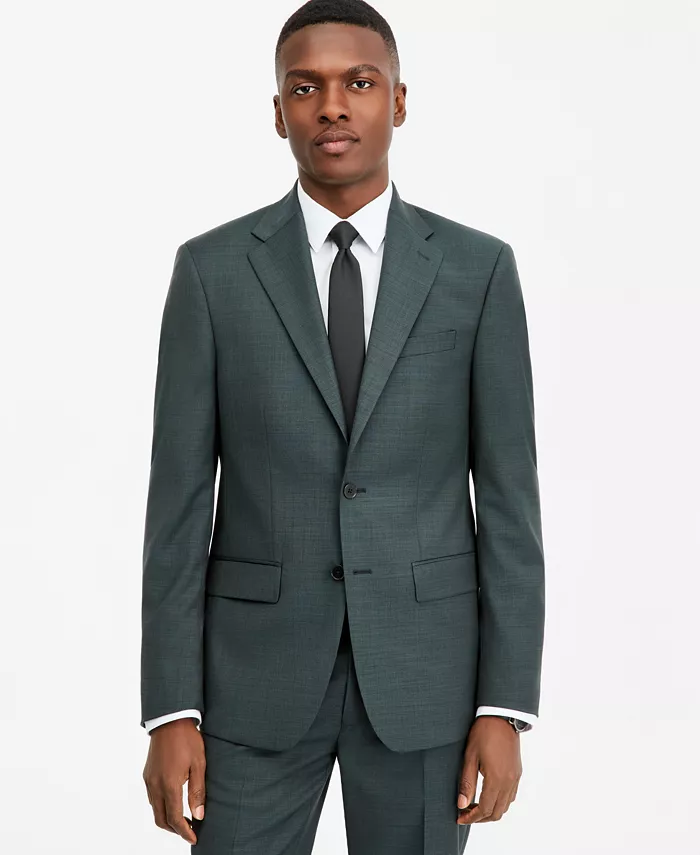 Men's Slim-Fit Wool-Blend Suit Jacket