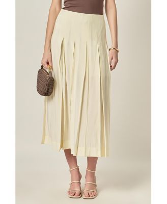Women's Sheer Pleated Skirt