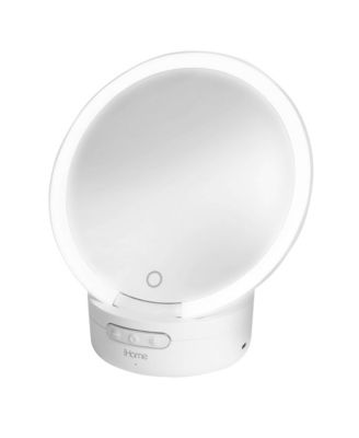 iCVBT9 Lighted Travel Makeup Mirror With Bluetooth Speaker