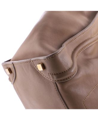 Shoulder Luggage Bag Leather