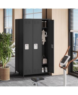 Doors Employee Lockers for Office, Metal Sorage Locker Combination, Lockable Employees Metal Locker With Door, Industrial Storage Lockers