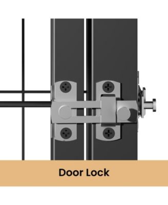  47" 3-Door Dog Crate Furniture – Cage for Large & Medium Dogs