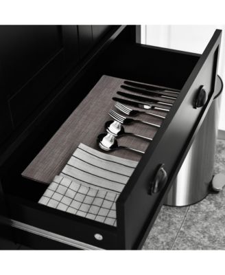 72.5" Kitchen Pantry Cabinet with 4 Doors, Drawer