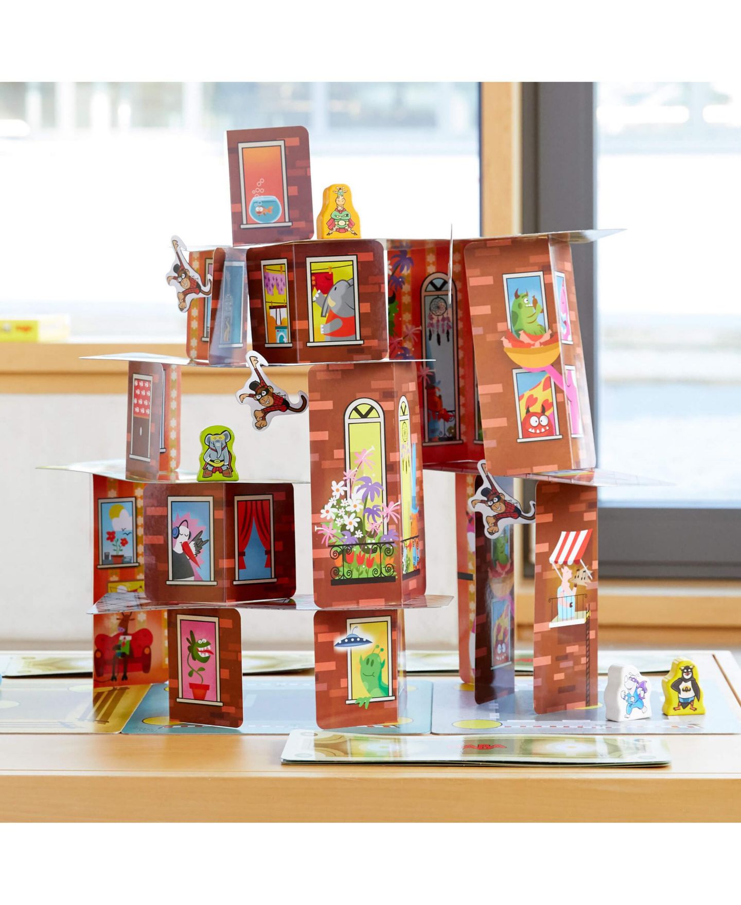 Детская настольная игра Haba Rhino Hero Super Battle 3D Stacking-Strategy Board Game, Ages 5+, цвет: Mutli — фото 5
