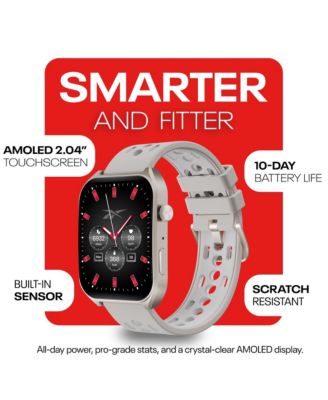 ICON Smartwatch with 2.04" AMOLED Display, 10-Day Battery Life, 80+ Sport Mode