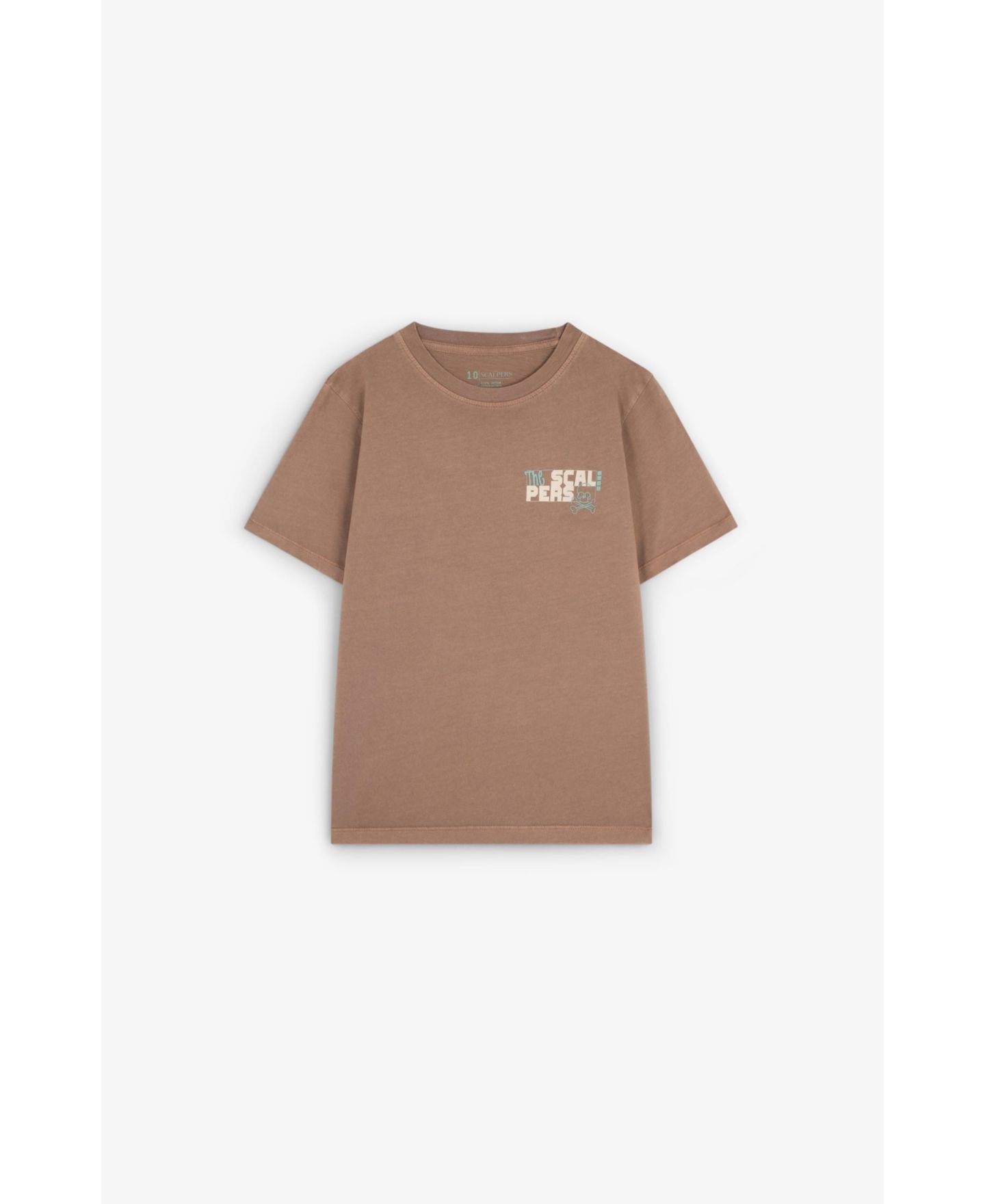 Scalpers Little Boys Crewtee, цвет: Коричневый — фото 1