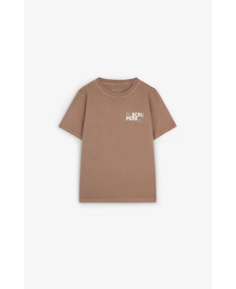 Scalpers Little Boys Crewtee, цвет: Коричневый