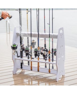 Marlin Fishing Rod Storage Stand | Holds up to 24 Rods