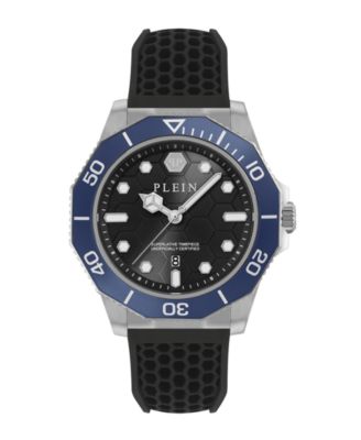 Men's Aquastorm Silver Stainless Steel Bracelet Watch, 44mm