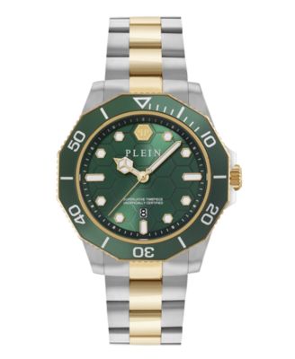 Men's Aquastorm Two-Tone Stainless Steel Bracelet Watch, 44mm