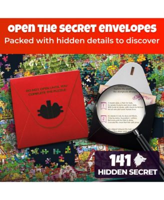 1000 Piece Puzzle for Adults Hood — Fantasy Adult Puzzles with Secret Tasks & Fairy Tale Audio Story for Deep Relaxation