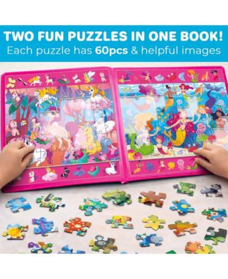 Magnetic Puzzles for Toddlers 3-5 – Search and Find 2 Pack, 60 Pieces Each