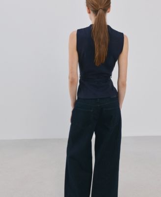 Women's Zipper Fitted Vest