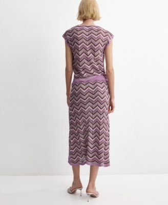 Women's Flared Knitted Skirt