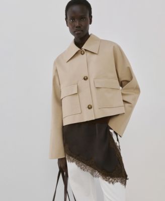 Women's Pockets Cotton Jacket